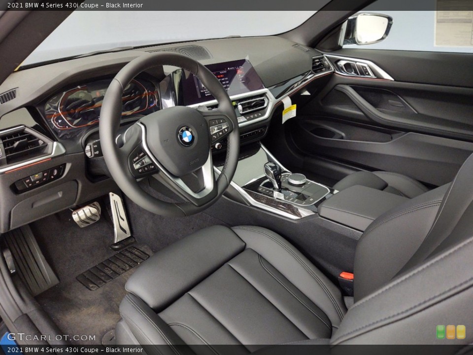 Black Interior Photo for the 2021 BMW 4 Series 430i Coupe #141156567