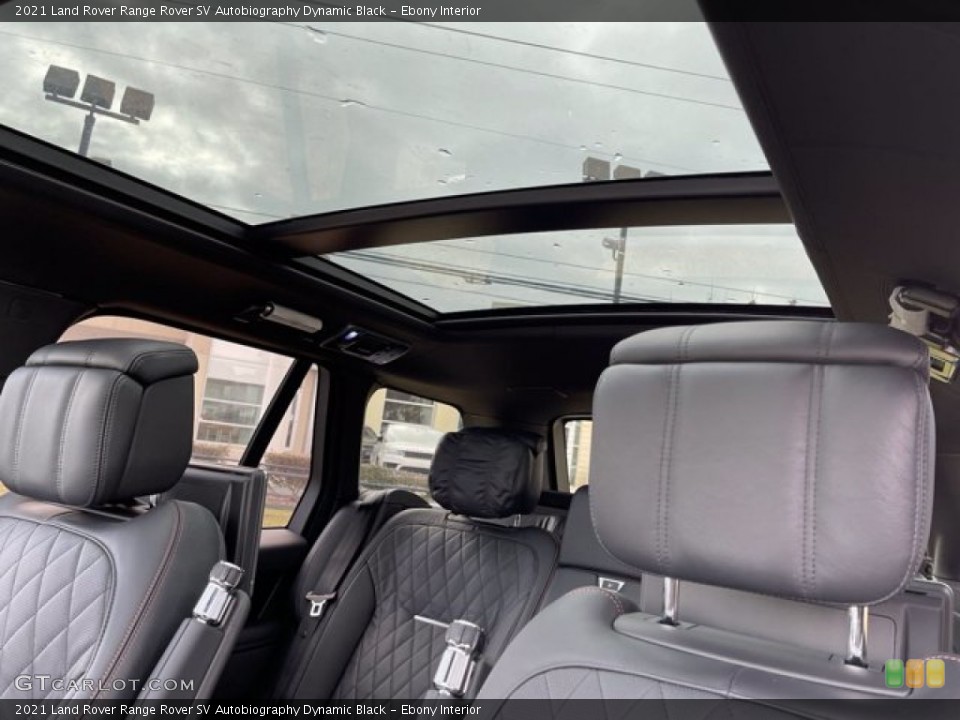 Ebony Interior Sunroof for the 2021 Land Rover Range Rover SV Autobiography Dynamic Black #141157635