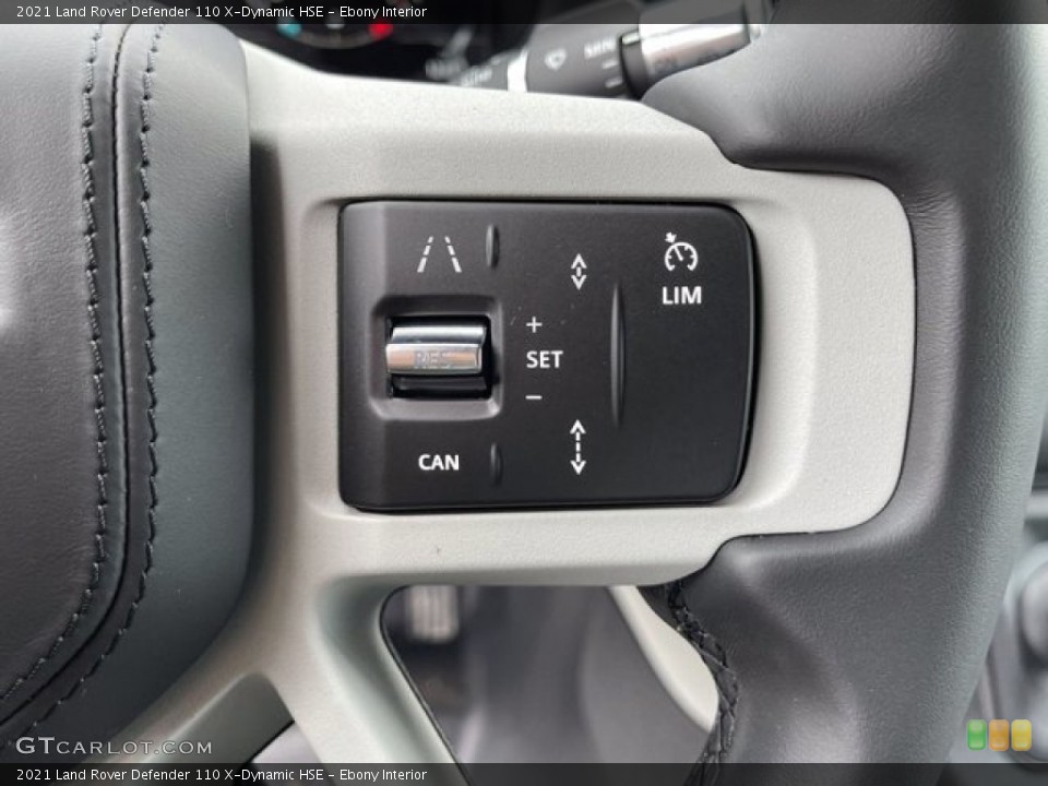 Ebony Interior Steering Wheel for the 2021 Land Rover Defender 110 X-Dynamic HSE #141158310