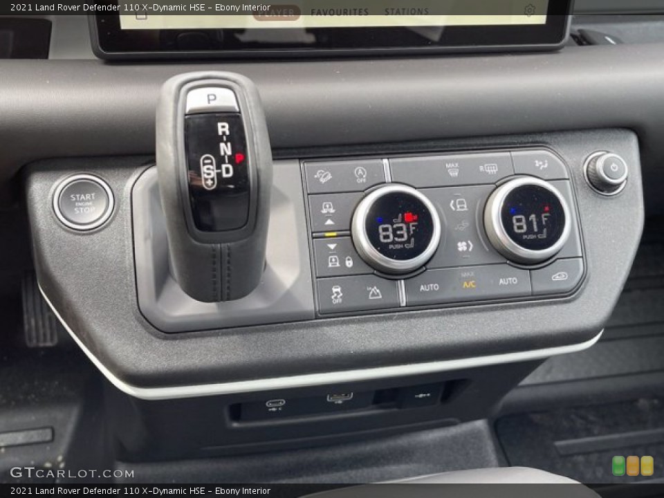 Ebony Interior Controls for the 2021 Land Rover Defender 110 X-Dynamic HSE #141158361