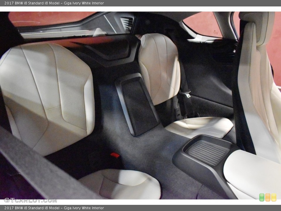 Giga Ivory White Interior Rear Seat for the 2017 BMW i8  #141158764