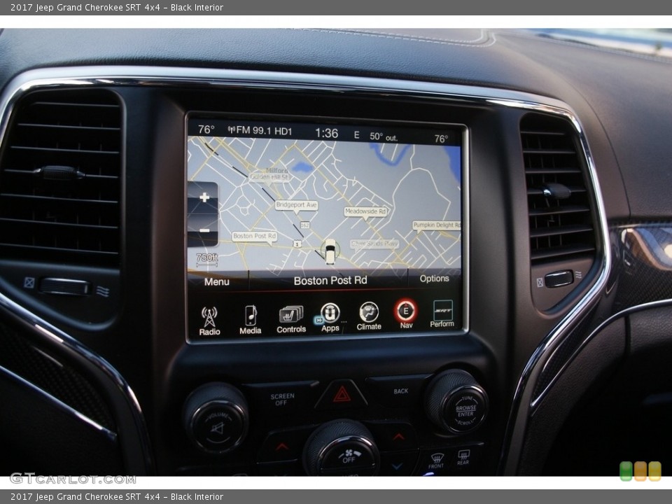 Black Interior Navigation for the 2017 Jeep Grand Cherokee SRT 4x4 #141158956