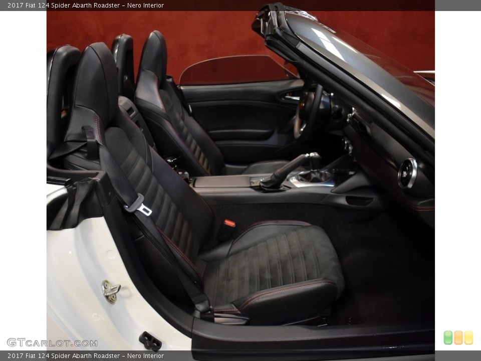 Nero Interior Front Seat for the 2017 Fiat 124 Spider Abarth Roadster #141159220