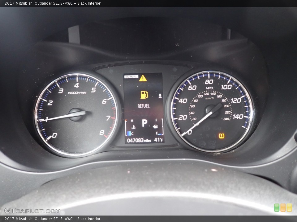 Black Interior Gauges for the 2017 Mitsubishi Outlander SEL S-AWC #141164050