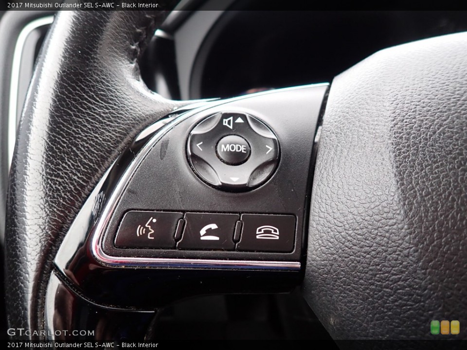 Black Interior Steering Wheel for the 2017 Mitsubishi Outlander SEL S-AWC #141164134