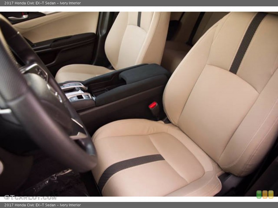 Ivory Interior Front Seat for the 2017 Honda Civic EX-T Sedan #141164788