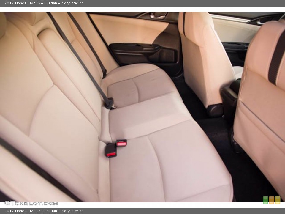 Ivory Interior Rear Seat for the 2017 Honda Civic EX-T Sedan #141164872
