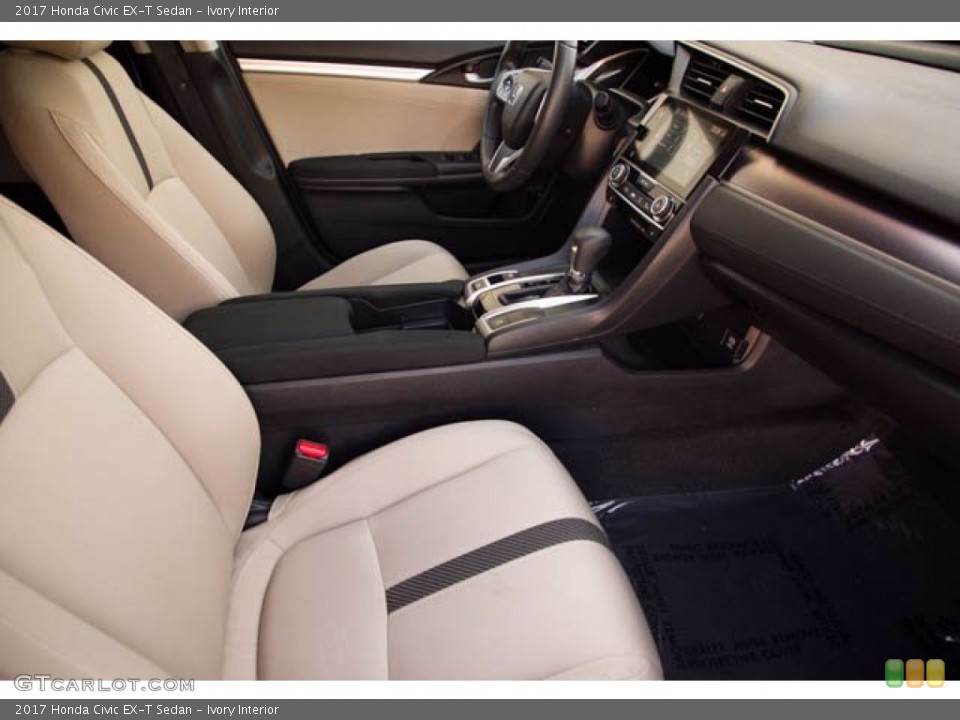 Ivory Interior Front Seat for the 2017 Honda Civic EX-T Sedan #141164914