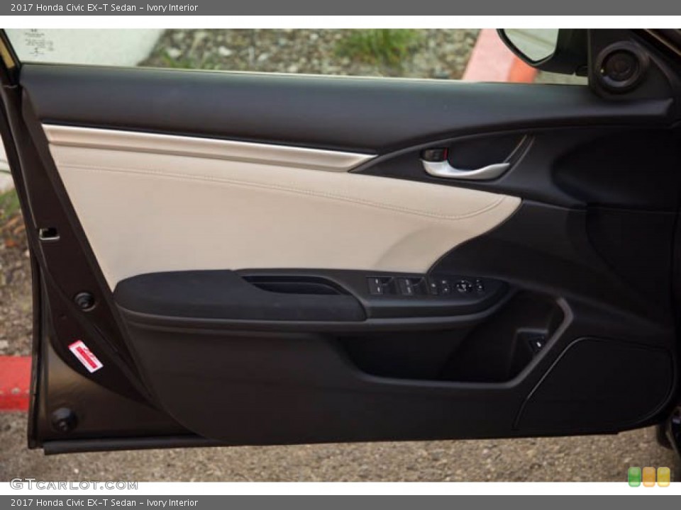 Ivory Interior Door Panel for the 2017 Honda Civic EX-T Sedan #141165052