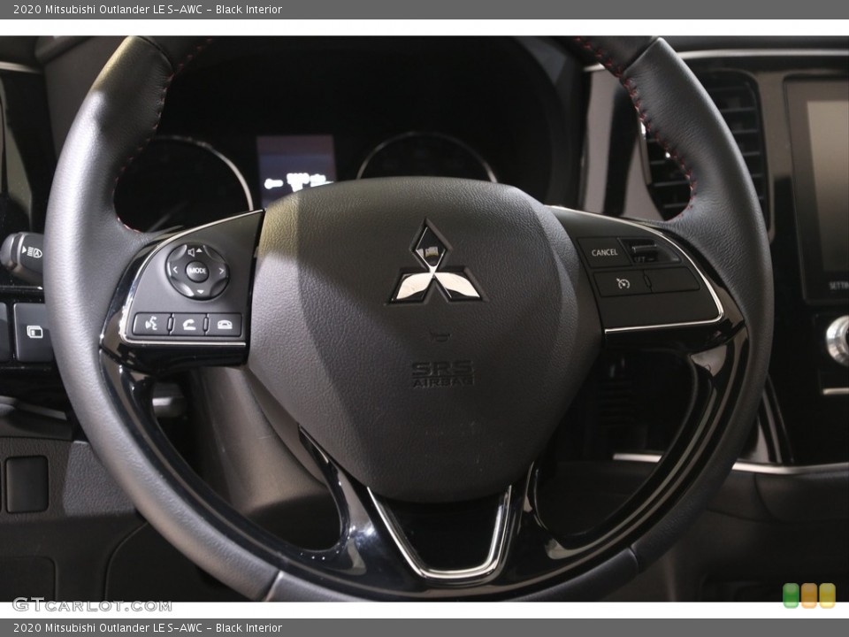Black Interior Steering Wheel for the 2020 Mitsubishi Outlander LE S-AWC #141168285