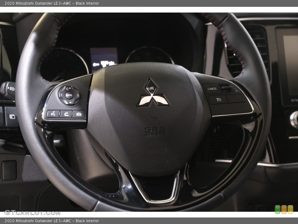 Black Interior Steering Wheel for the 2020 Mitsubishi Outlander LE S-AWC #141168285