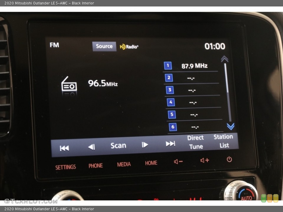 Black Interior Audio System for the 2020 Mitsubishi Outlander LE S-AWC #141168336