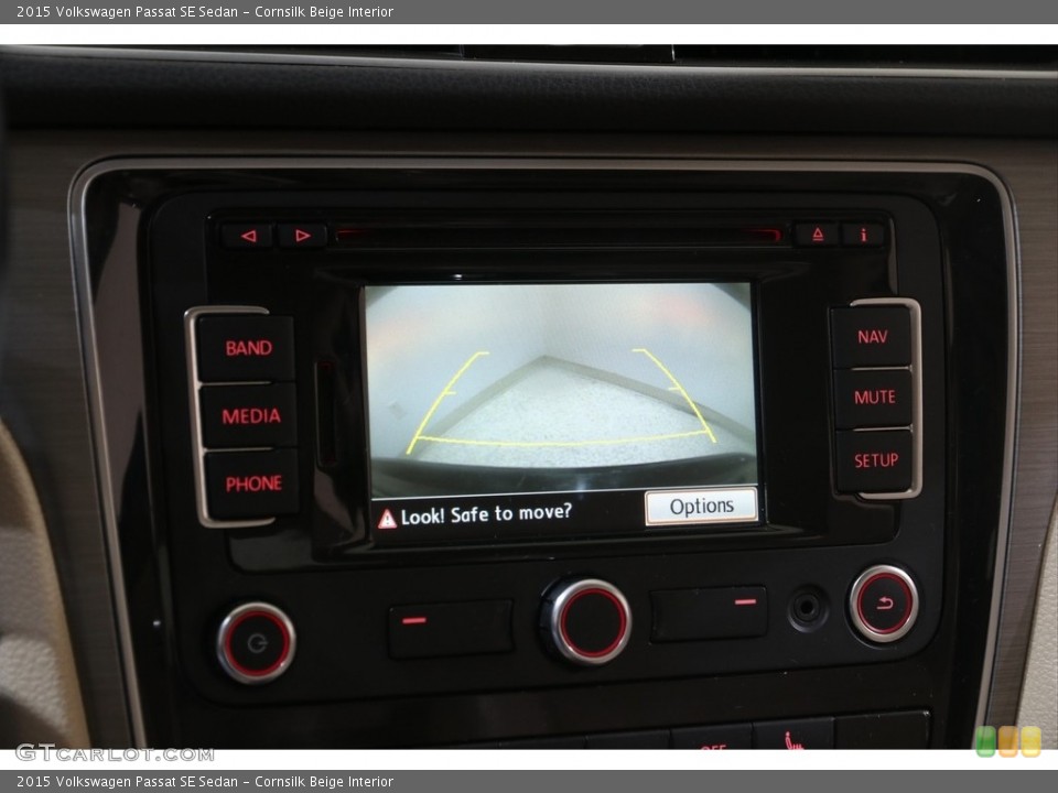 Cornsilk Beige Interior Controls for the 2015 Volkswagen Passat SE Sedan #141169750