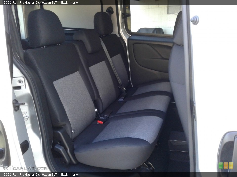 Black Interior Rear Seat for the 2021 Ram ProMaster City Wagon SLT #141173198