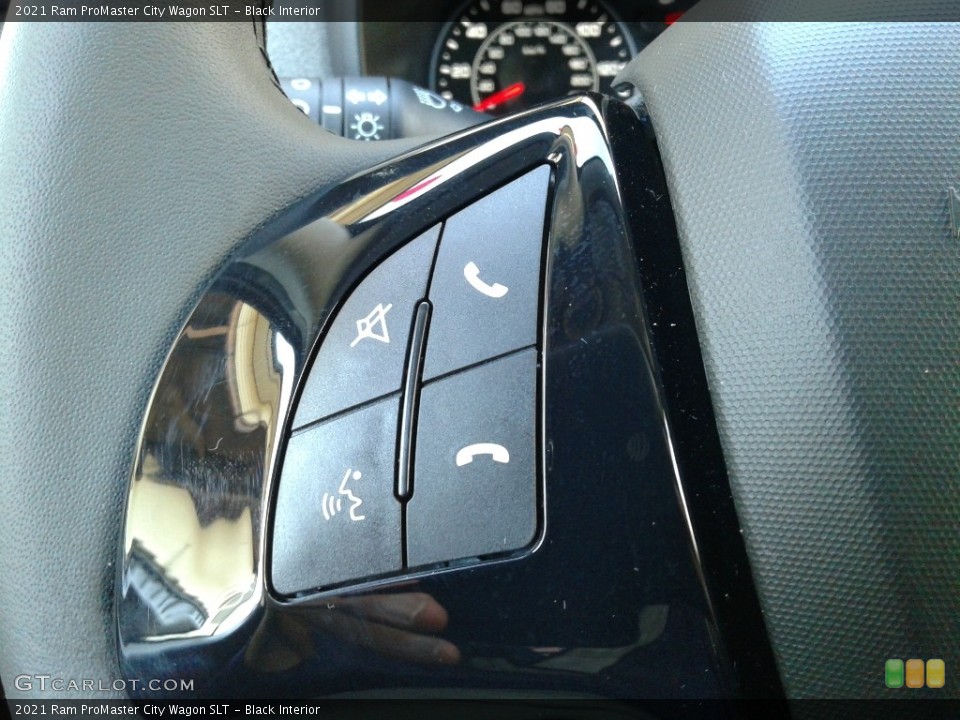 Black Interior Steering Wheel for the 2021 Ram ProMaster City Wagon SLT #141173267
