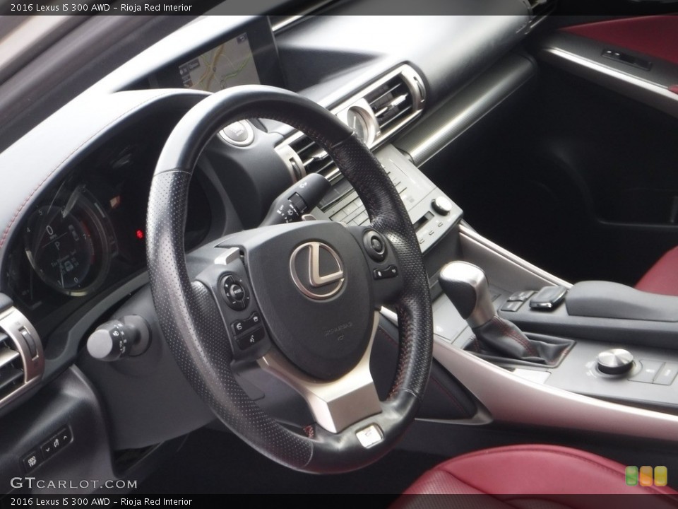 Rioja Red Interior Steering Wheel for the 2016 Lexus IS 300 AWD #141173874