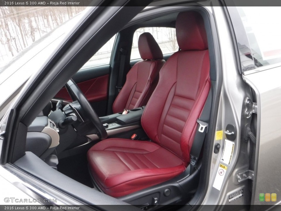 Rioja Red Interior Photo for the 2016 Lexus IS 300 AWD #141173917