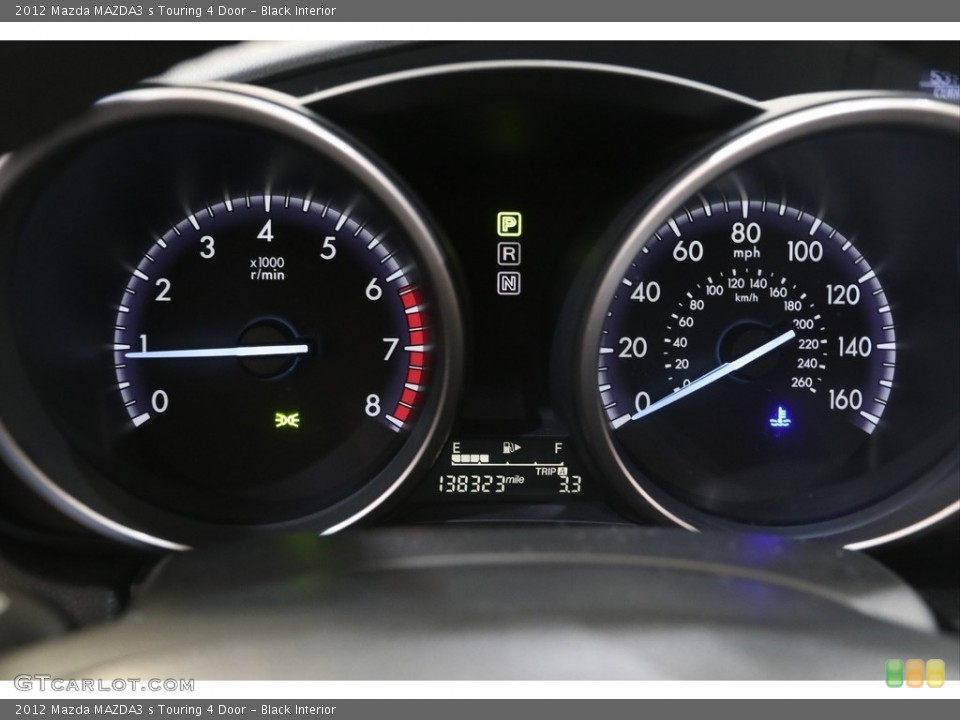 Black Interior Gauges for the 2012 Mazda MAZDA3 s Touring 4 Door #141174080