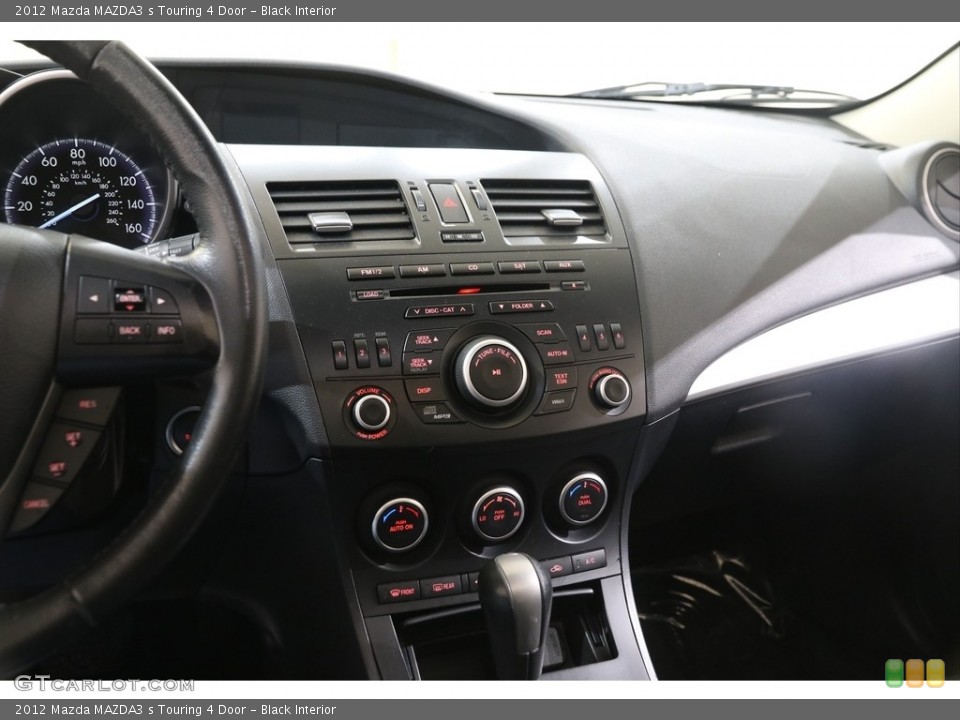 Black Interior Controls for the 2012 Mazda MAZDA3 s Touring 4 Door #141174101