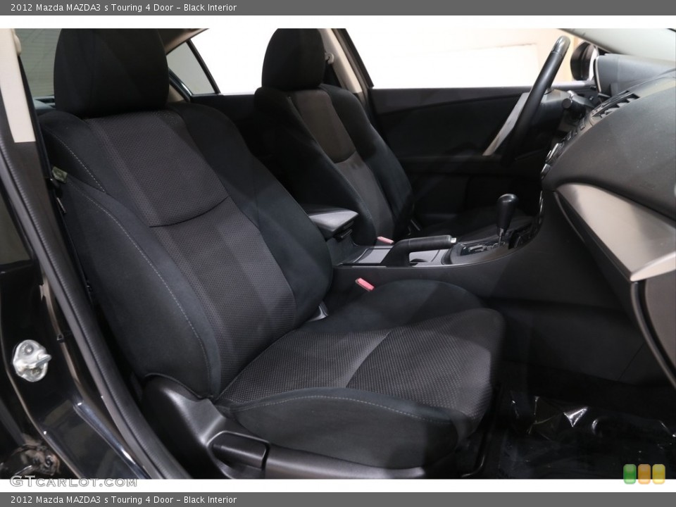 Black Interior Front Seat for the 2012 Mazda MAZDA3 s Touring 4 Door #141174227
