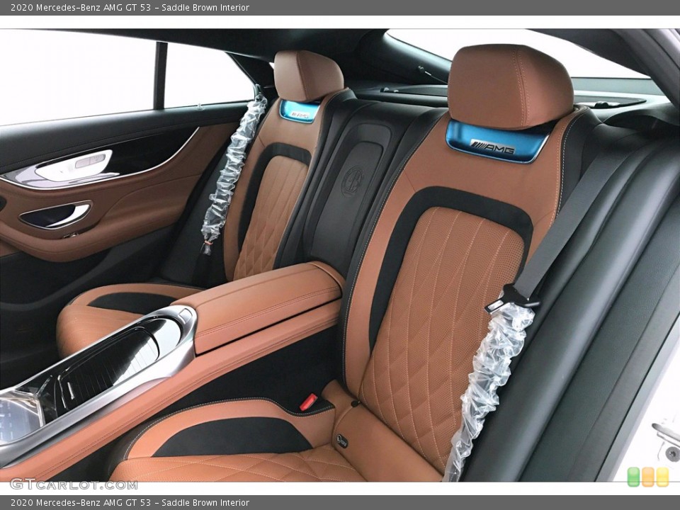 Saddle Brown Interior Rear Seat for the 2020 Mercedes-Benz AMG GT 53 #141174812
