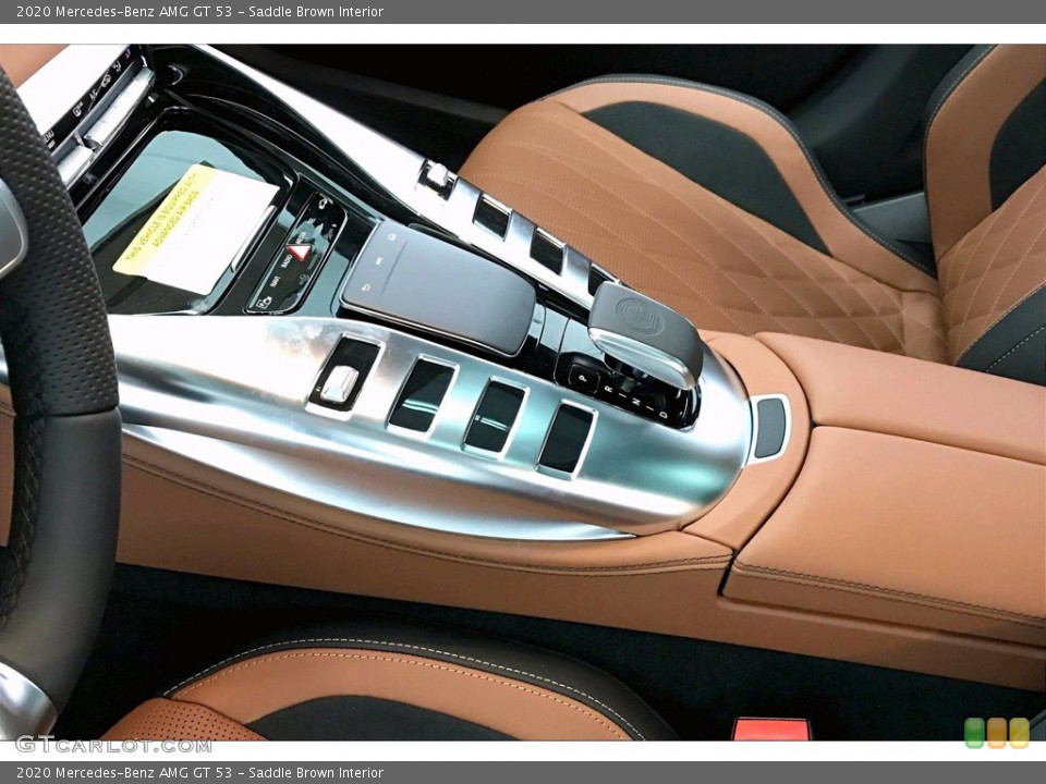 Saddle Brown Interior Controls for the 2020 Mercedes-Benz AMG GT 53 #141175025