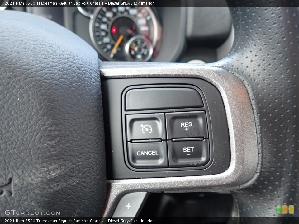 Diesel Gray/Black Interior Steering Wheel for the 2021 Ram 5500 Tradesman Regular Cab 4x4 Chassis #141178130