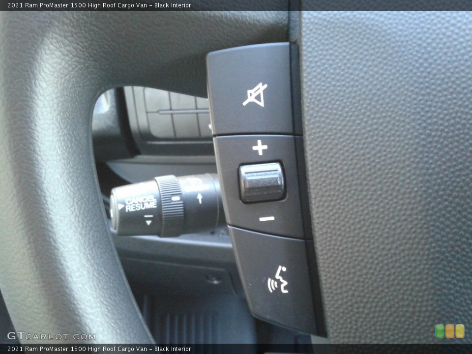 Black Interior Steering Wheel for the 2021 Ram ProMaster 1500 High Roof Cargo Van #141178805