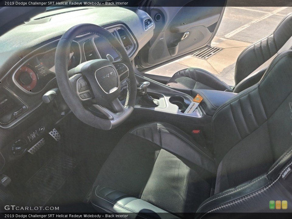 Black Interior Front Seat for the 2019 Dodge Challenger SRT Hellcat Redeye Widebody #141180320