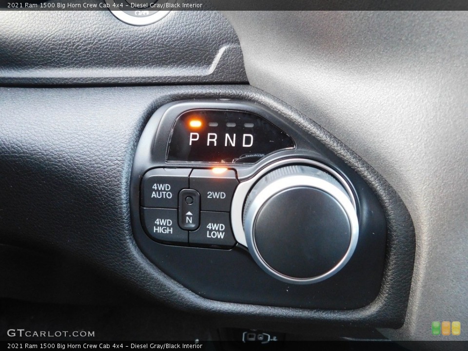 Diesel Gray/Black Interior Transmission for the 2021 Ram 1500 Big Horn Crew Cab 4x4 #141184498