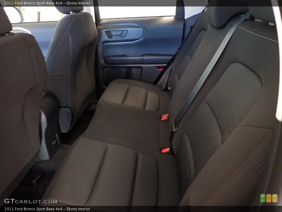 Ebony Interior Rear Seat for the 2021 Ford Bronco Sport Base 4x4 #141185066