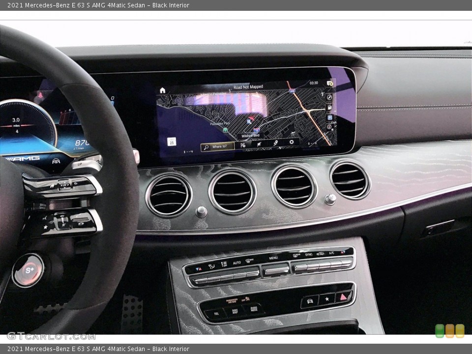 Black Interior Controls for the 2021 Mercedes-Benz E 63 S AMG 4Matic Sedan #141185431