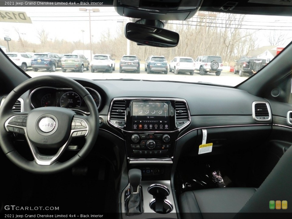 Black Interior Dashboard for the 2021 Jeep Grand Cherokee Limited 4x4 #141186271