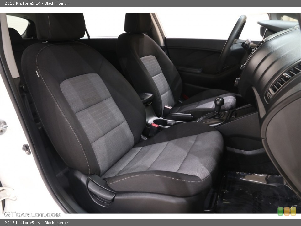 Black Interior Front Seat for the 2016 Kia Forte5 LX #141188825
