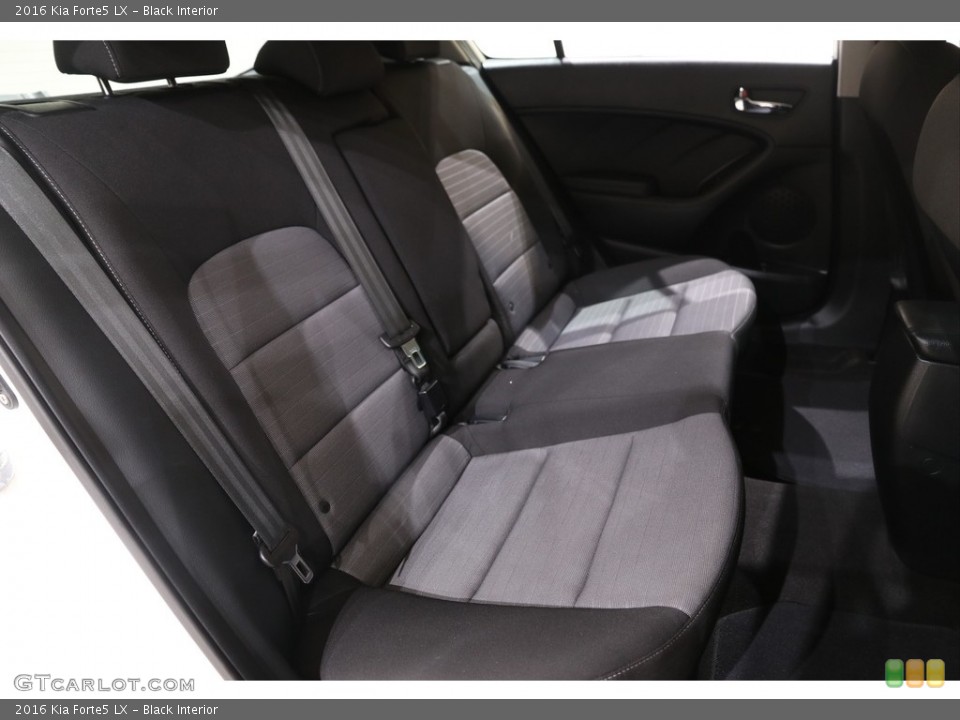 Black Interior Rear Seat for the 2016 Kia Forte5 LX #141188839