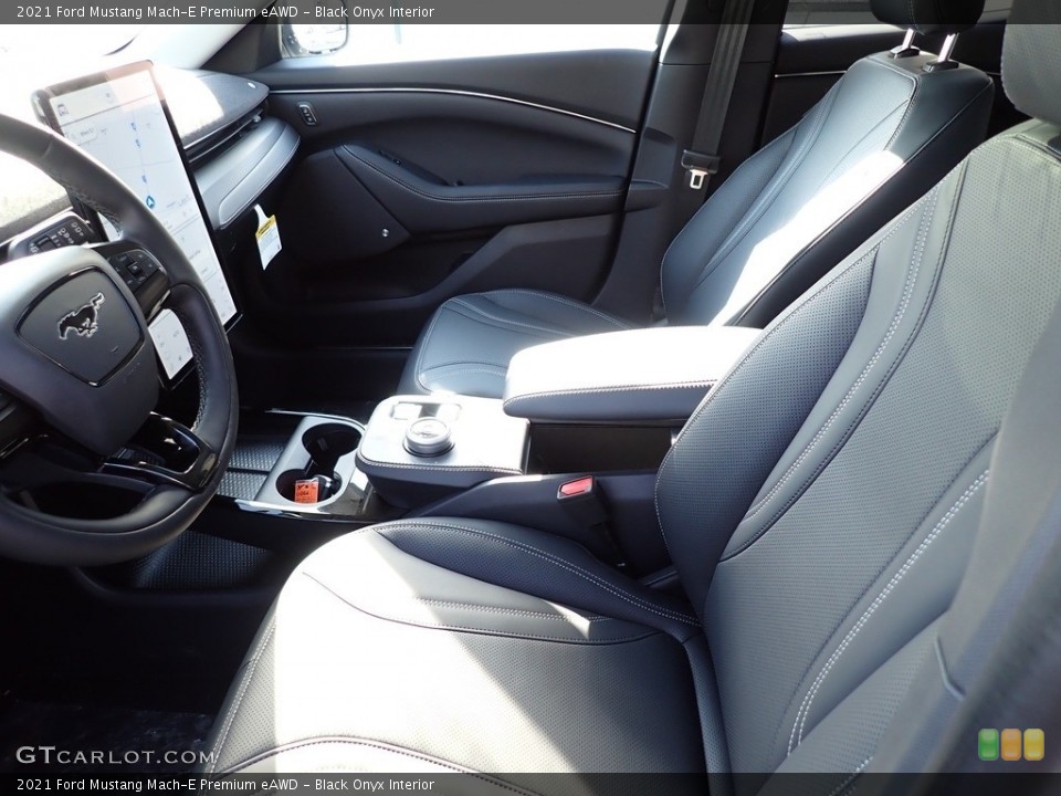 Black Onyx Interior Front Seat for the 2021 Ford Mustang Mach-E Premium eAWD #141192334
