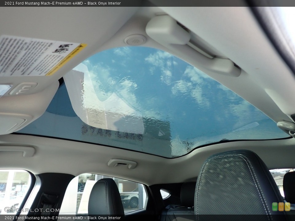Black Onyx Interior Sunroof for the 2021 Ford Mustang Mach-E Premium eAWD #141192427