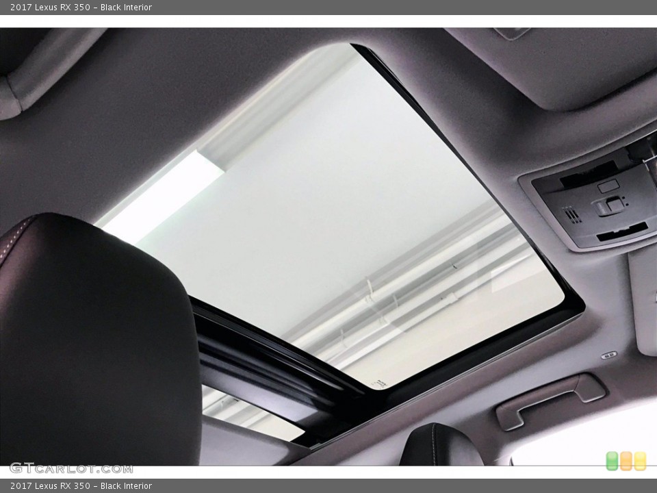 Black Interior Sunroof for the 2017 Lexus RX 350 #141193567