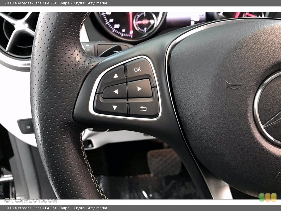 Crystal Grey Interior Steering Wheel for the 2018 Mercedes-Benz CLA 250 Coupe #141194203