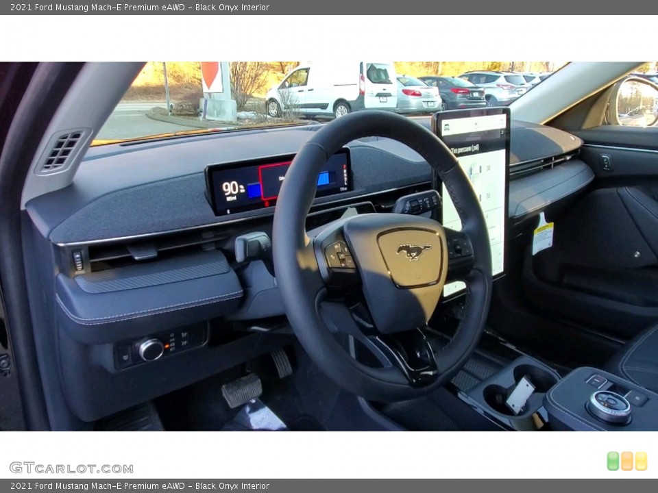 Black Onyx Interior Dashboard for the 2021 Ford Mustang Mach-E Premium eAWD #141197024