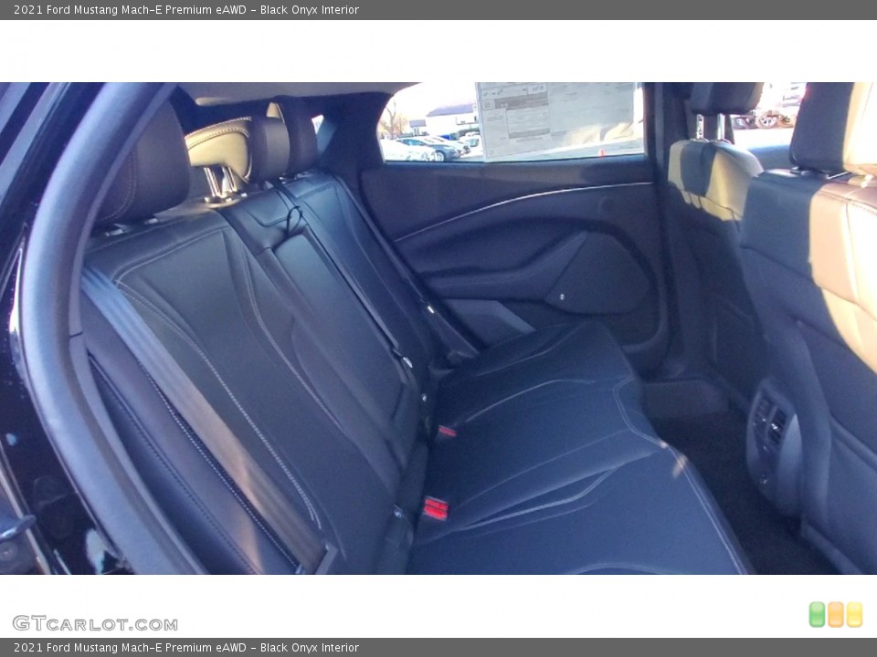 Black Onyx Interior Rear Seat for the 2021 Ford Mustang Mach-E Premium eAWD #141197327
