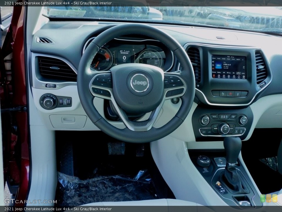 Ski Gray/Black Interior Dashboard for the 2021 Jeep Cherokee Latitude Lux 4x4 #141201156