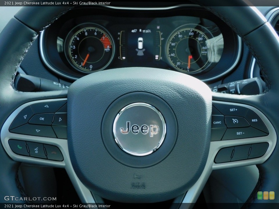 Ski Gray/Black Interior Steering Wheel for the 2021 Jeep Cherokee Latitude Lux 4x4 #141201284