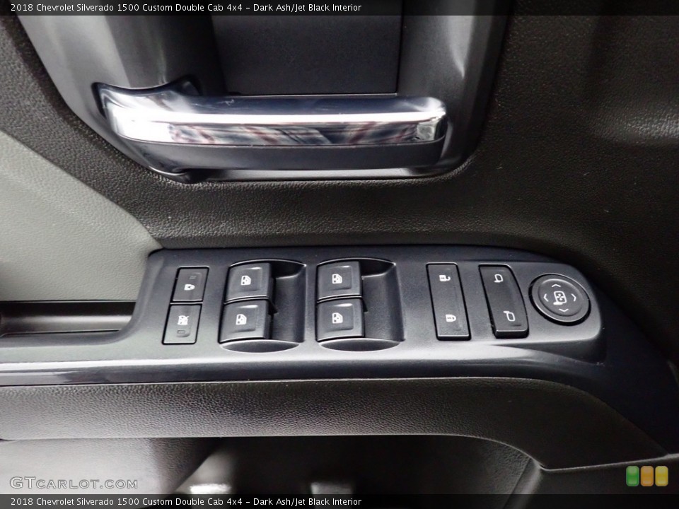 Dark Ash/Jet Black Interior Door Panel for the 2018 Chevrolet Silverado 1500 Custom Double Cab 4x4 #141202382