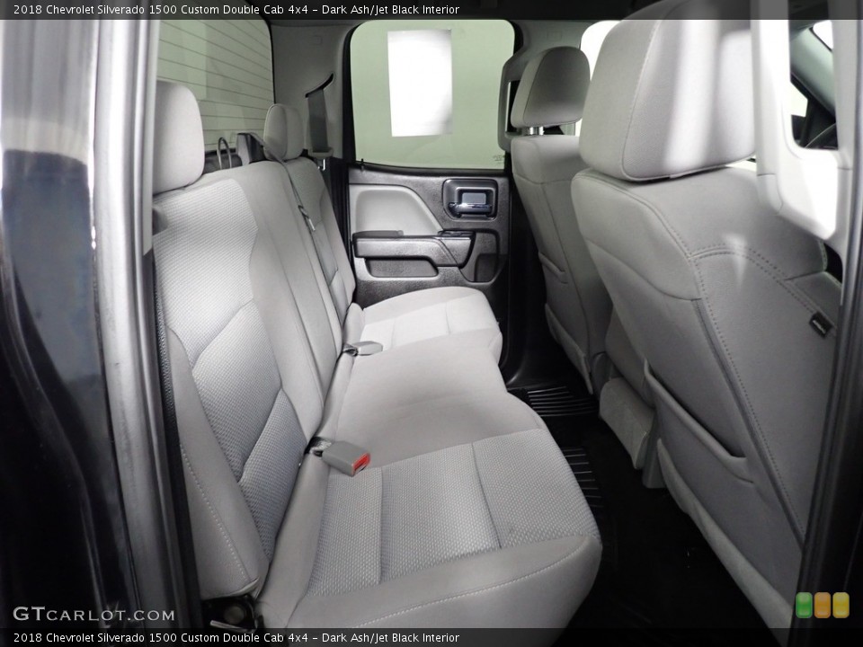 Dark Ash/Jet Black Interior Rear Seat for the 2018 Chevrolet Silverado 1500 Custom Double Cab 4x4 #141202613