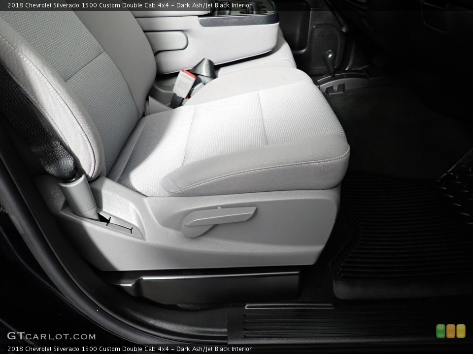 Dark Ash/Jet Black Interior Front Seat for the 2018 Chevrolet Silverado 1500 Custom Double Cab 4x4 #141202658