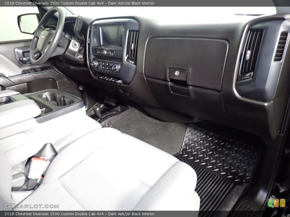 Dark Ash/Jet Black Interior Dashboard for the 2018 Chevrolet Silverado 1500 Custom Double Cab 4x4 #141202685