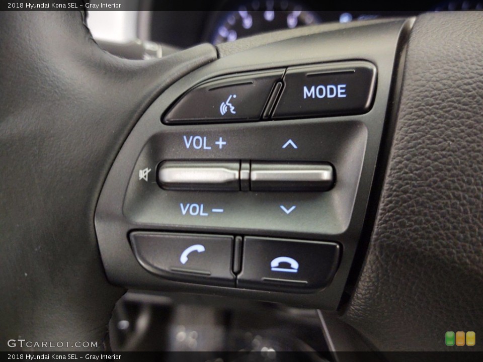 Gray Interior Steering Wheel for the 2018 Hyundai Kona SEL #141206171