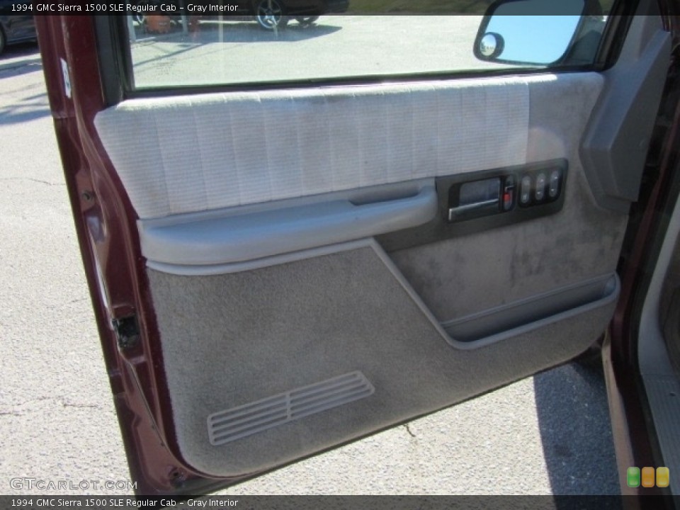 Gray Interior Door Panel for the 1994 GMC Sierra 1500 SLE Regular Cab #141208430