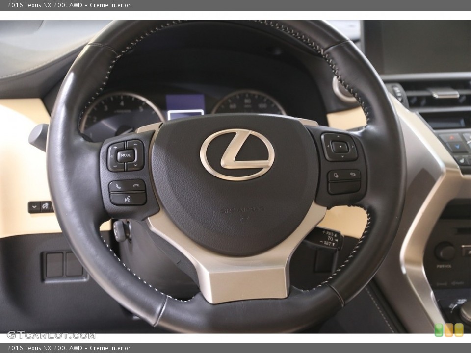 Creme Interior Steering Wheel for the 2016 Lexus NX 200t AWD #141214999